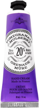 Hand Cream, Pomegranate Mulberry, 1 fl oz (30 ml) by La Chatelaine-Bad, Skönhet, Handkrämer