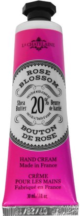 Hand Cream, Rose Blossom, 1 fl oz (30 ml) by La Chatelaine-Bad, Skönhet, Handkrämer