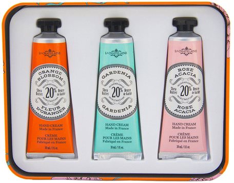 Hand Cream Trio, Orange, 3 - 1 fl oz (30 ml) Each by La Chatelaine-Bad, Skönhet, Presentuppsättningar, Handkrämer