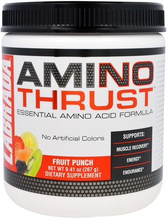 Amino Thrust, Fruit Punch, 9.41 oz (267 g) by Labrada Nutrition-Sverige