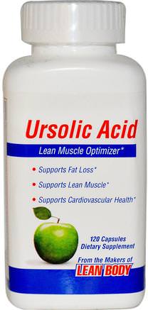 Ursolic Acid, Lean Muscle Optimizer, 120 Capsules by Labrada Nutrition-Sport, Muskler, Fettbrännare