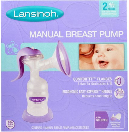 Manual Breast Pump, 1 Manual Breast Pump and Accessories by Lansinoh-Barns Hälsa, Barnfodring, Amning, Barnmat
