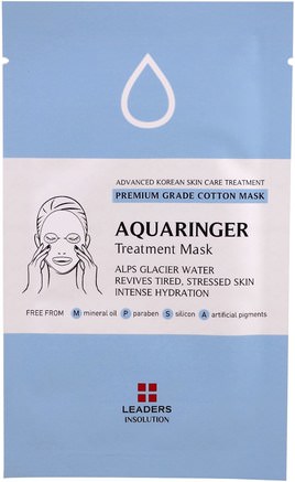 Aquaringer Treatment Mask, 1 Mask, 25 ml by Leaders-Skönhet, Ansiktsmasker, Arkmaskar
