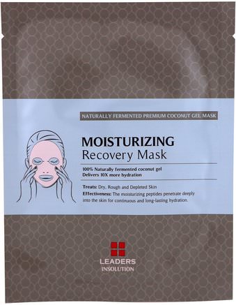 Coconut Gel Moisturizing Recovery Mask, 1 Mask, 30 ml by Leaders-Skönhet, Ansiktsmasker, Arkmaskar