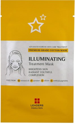 Illuminating Treatment Mask, 1 Mask, 25 ml by Leaders-Skönhet, Ansiktsmasker, Arkmaskar