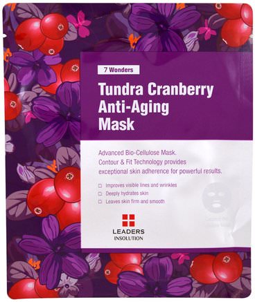 Tundra Cranberry Anti-Aging Mask, 1 Mask by Leaders-Skönhet, Ansiktsmasker, Arkmaskar