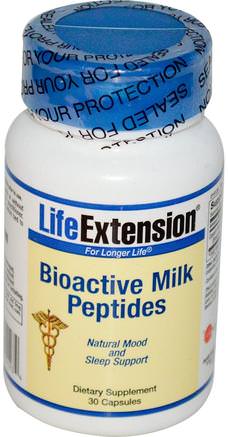 Bioactive Milk Peptides, 30 Capsules by Life Extension-Kosttillskott, Sömn