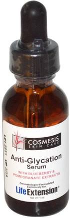 Cosmesis Skin Care, Anti-Glycation Serum, 1 oz by Life Extension-Skönhet, Ansiktsvård, Krämer Lotioner, Serum