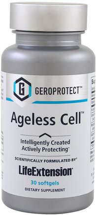 Geroprotect, Ageless Cell, 30 Softgels by Life Extension-Kosttillskott, Hälsa, Kvinnor, Hud