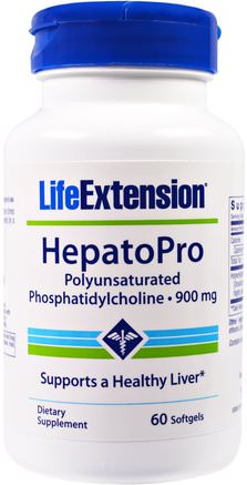 Hepatopro, 900 mg, 60 Softgels by Life Extension-Vitaminer, Kolin, Fosfatidylkolin, Hälsa, Leverstöd