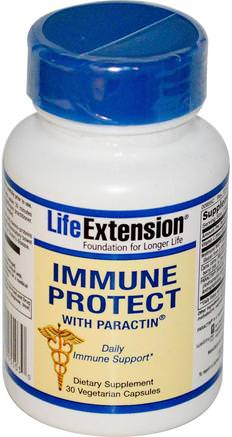 Immune Protect, with Paractin, 30 Veggie Caps by Life Extension-Hälsa, Kall Influensa Och Virus, Immunförsvar