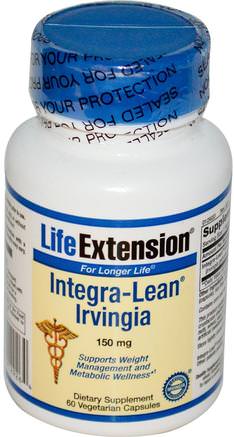 Integra-Lean Irvingia, 150 mg, 60 Veggie Caps by Life Extension-Hälsa, Kost