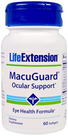 MacuGuard, Ocular Support, 60 Softgels by Life Extension-Hälsa, Ögonvård, Visionvård, Vision