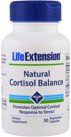 Natural Cortisol Balance, 30 Veggie Caps by Life Extension-Viktminskning, Kost, Kortisol, Magnolia Bark (Phellodendron)