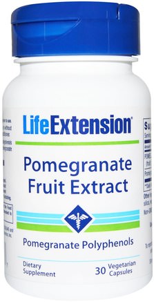 Pomegranate Fruit Extract, 30 Veggie Caps by Life Extension-Kosttillskott, Antioxidanter, Granatäpple Juice Extrakt