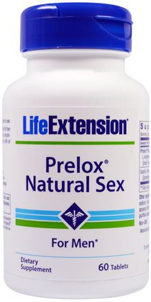 Prelox, Natural Sex For Men, 60 Tablets by Life Extension-Hälsa, Män
