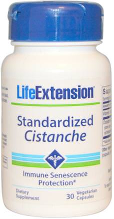 Standardized Cistanche, 30 Veggie Caps by Life Extension-Hälsa, Kall Influensa Och Virus, Immunförsvar