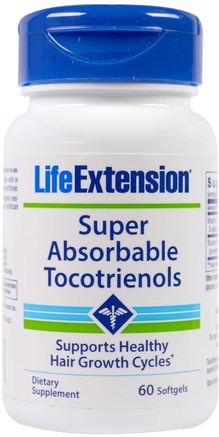Super-Absorbable Tocotrienols, 60 Softgels by Life Extension-Vitaminer, Vitamin E Tocotrienoler