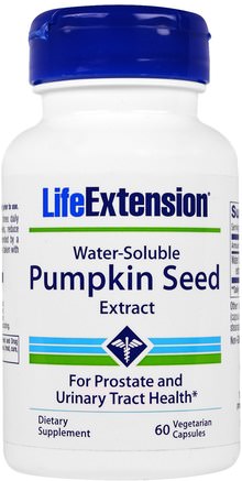 Water-Soluble Pumpkin Seed Extract, 60 Veggie Caps by Life Extension-Kosttillskott, Efa Omega 3 6 9 (Epa Dha), Pumpa Fröolja
