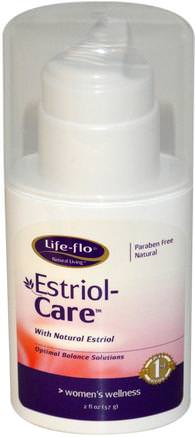 Estriol-Care, 2 fl oz (57 g) by Life Flo Health-Hälsa, Kvinnor, Progesteronkrämprodukter