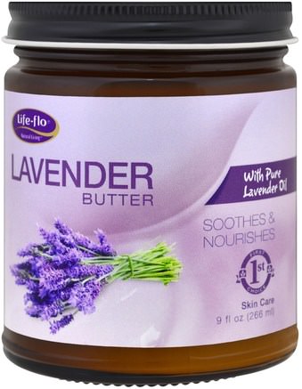 Lavender Butter, with Pure Lavender Oil, 9 fl oz (266 ml) by Life Flo Health-Hälsa, Hud