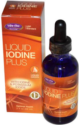 Liquid Iodine Plus, 2 fl oz (59 ml) by Life Flo Health-Kosttillskott, Mineraler, Jod