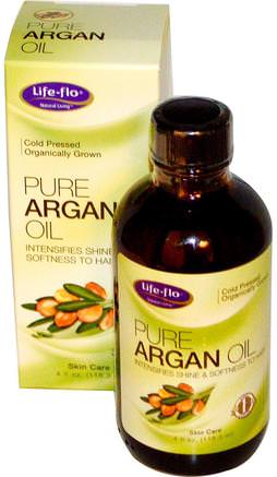 Pure Argan Oil, 4 fl oz (118.3 ml) by Life Flo Health-Bad, Skönhet, Hår, Hårbotten, Argan