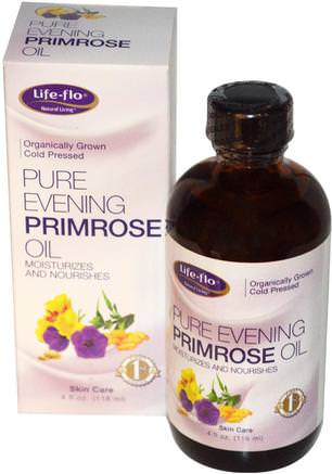 Pure Evening Primrose Oil, 4 fl oz (118 ml) by Life Flo Health-Kosttillskott, Efa Omega 3 6 9 (Epa Dha)