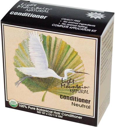 Natural Conditioner, Neutral, 4 oz (113 g) by Light Mountain-Sverige