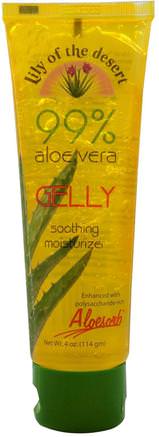 99% Aloe Vera Gelly, 4 oz (114 g) by Lily of the Desert-Bad, Skönhet, Aloe Vera Lotion Kräm Gel