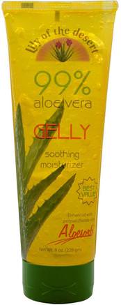99% Aloe Vera Gelly, 8 oz (228 g) by Lily of the Desert-Bad, Skönhet, Aloe Vera Lotion Kräm Gel
