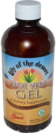 Aloe Vera Gel, Inner Filler, 32 fl oz (946 ml) by Lily of the Desert-Bad, Skönhet, Aloe Vera Lotion Kräm Gel