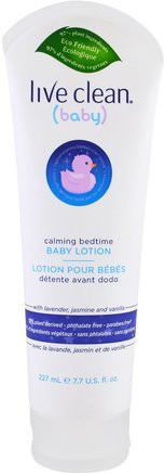 Baby, Baby Lotion, Calming Bedtime, 7.7 fl oz (227 ml) by Live Clean-Barns Hälsa, Hudvård