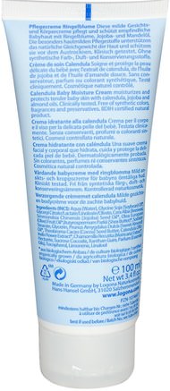 Baby Moisture Cream, Calendula, 3.4 fl oz (100 ml) by Logona Naturkosmetik-Bad, Skönhet, Kroppsvård, Body Lotion, Baby Lotion