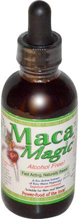A Bio-Active Extract of Raw Maca Hypocotyl, Alcohol Free, 2 oz (60 ml) by Maca Magic-Kosttillskott, Adaptogen