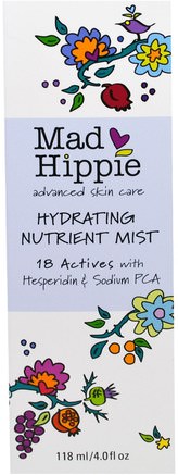 Hydrating Nutrient Mist, 4.0 fl oz (118 ml) by Mad Hippie Skin Care Products-Skönhet, Ansiktsvård, Hudtyp Normal Till Torr Hud, Vitamin C