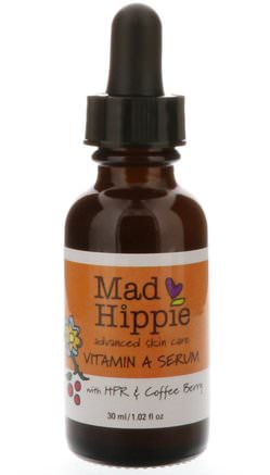 Vitamin A Serum, 1.02 fl oz (30 ml) by Mad Hippie Skin Care Products-Hälsa, Hud, Vitamin C, Hudserum