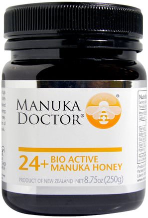24+ Bio Active Manuka Honey, 8.75 oz (250 g) by Manuka Doctor-Mat, Älskling, Manuka Honung