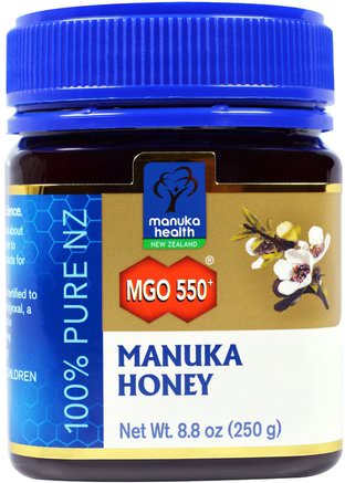 MGO 550+, Manuka Honey, 8.8 oz (250 g) by Manuka Health-Mat, Sötningsmedel, Honung