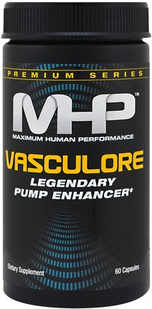 Premium Series, Vasculore, Legendary Pump Enhancer, 60 Capsules by Maximum Human Performance-Sport, Träning, Muskel