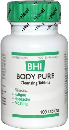 BHI, Body Pure, 100 Tablets by MediNatura-Hälsa, Medinatura Bhi