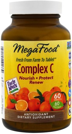 Complex C, 60 Tablets by MegaFood-Vitaminer, C-Komplex