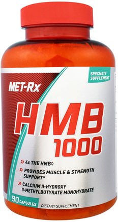 HMB 1000, 90 Capsules by MET-Rx-Sport, Sport, Muskel