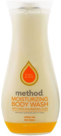 Moisturizing Body Wash, White Tea, 18 fl oz (532 ml) by Method-Bad, Skönhet, Duschgel