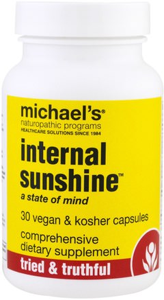 Internal Sunshine, 30 Vegan & Kosher Capsules by Michaels Naturopathic-Kosttillskott, Hälsa