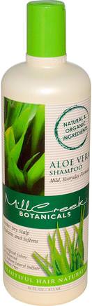 Aloe Vera Shampoo, 16 fl oz (473 ml) by Mill Creek-Bad, Skönhet, Schampo, Hår, Hårbotten, Balsam