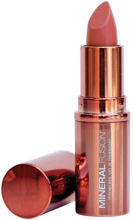 Lipstick, Peony, 0.137 oz (3.9 g) by Mineral Fusion-Bad, Skönhet, Läppstift, Glans, Fodrar