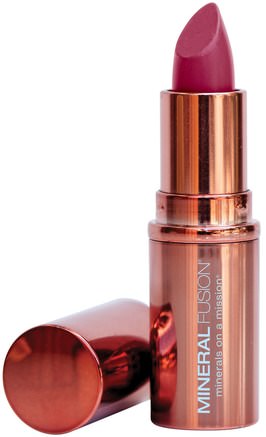 Lipstick, Ruby, 0.137 oz (3.9 g) by Mineral Fusion-Bad, Skönhet, Läppstift, Glans, Fodrar