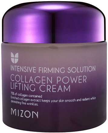 Collagen Power Lifting Cream, 2.53 oz (75 ml) by Mizon-Bad, Skönhet, Ben, Osteoporos, Kollagen