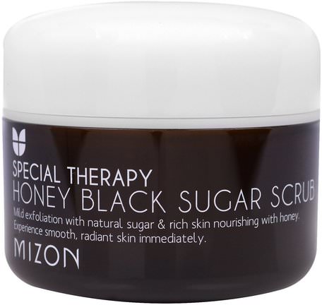 Honey Black Sugar Scrub, 3.17 oz (90 g) by Mizon-Bad, Skönhet, Kroppsvård, Kroppscrubs
